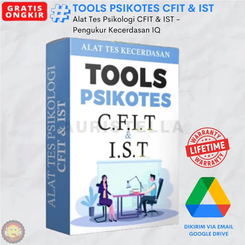 Tools Psikotes - Tes IQ - Alat Tes Psikologi CFIT & IST - Pengukur Kecerdasan IQ
